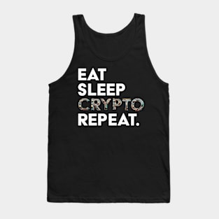 Eat, Sleep, Crypto, Repeat Tank Top